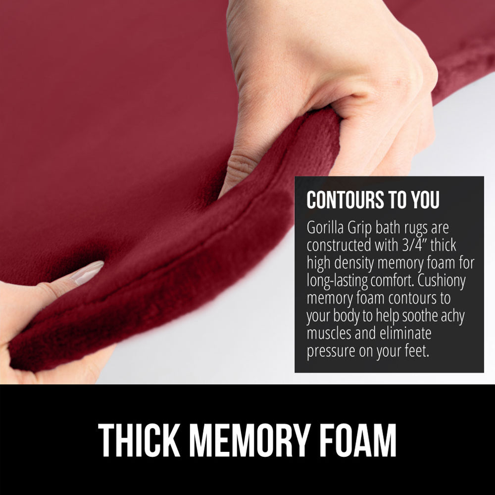 Memory Foam Bath Mat  Gorilla Grip   