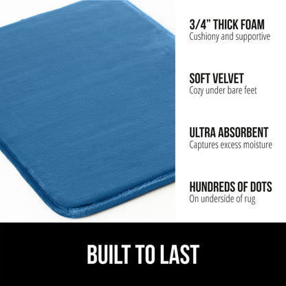 Memory Foam Bath Mat  Gorilla Grip   