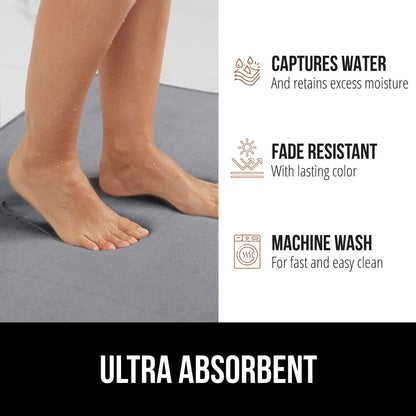 Bath Rug Memory Contour Gorilla Grip