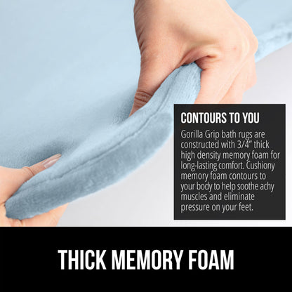 Memory Foam Bath Mat  Gorilla Grip   