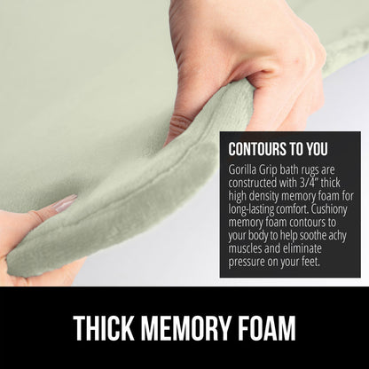 Memory Foam Bath Mat  Gorilla Grip   