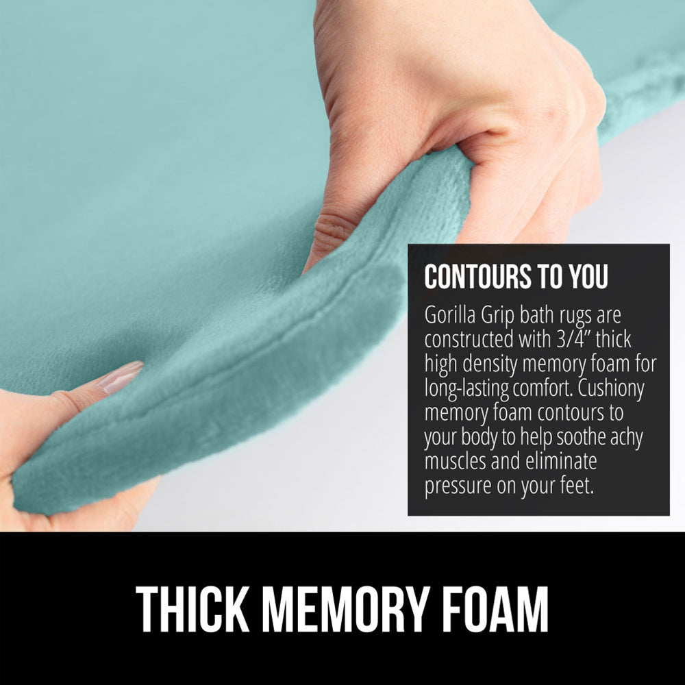 Memory Foam Bath Mat  Gorilla Grip   