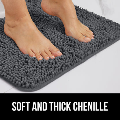 Chenille Bath Rug  Gorilla Grip   