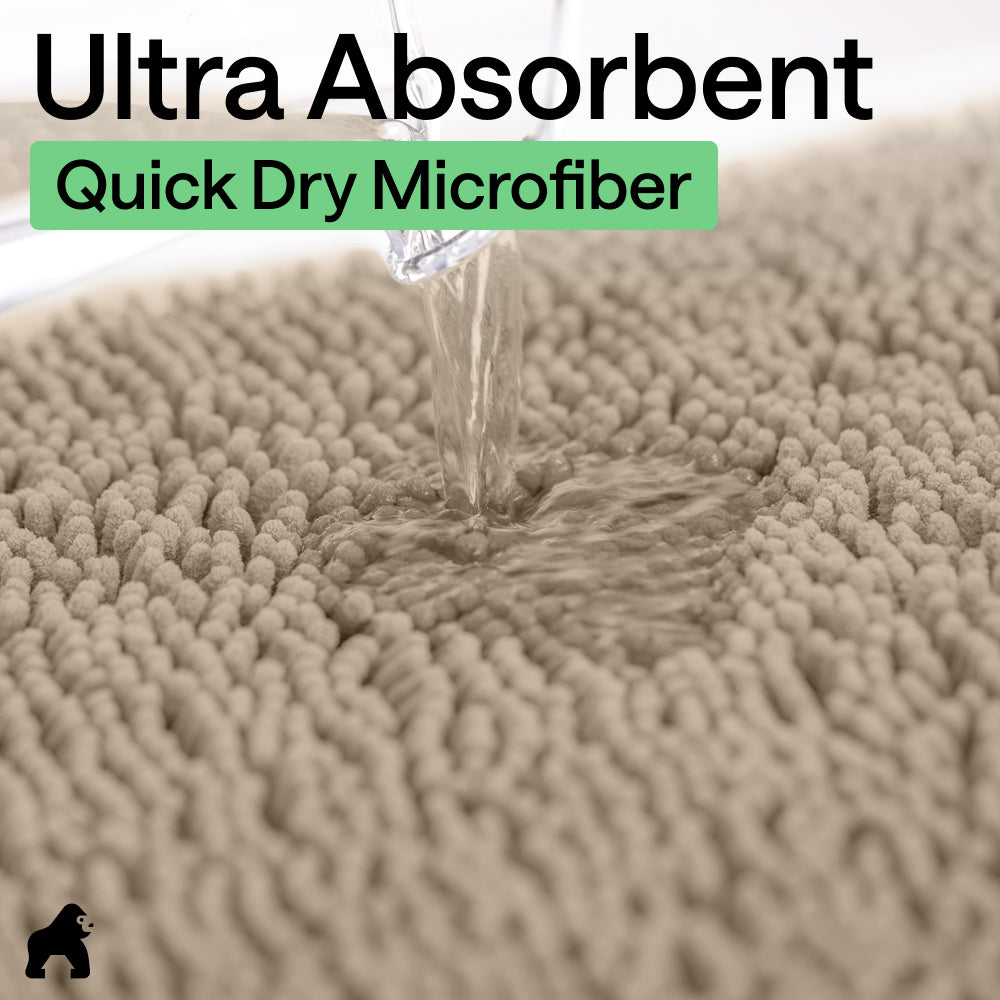 Chenille Bath Rug Contour