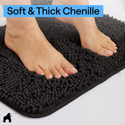 Chenille Bath Rug Contour