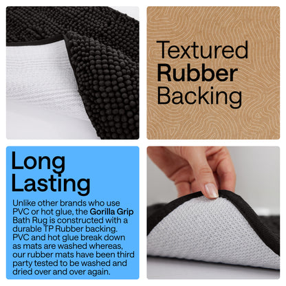 Chenille Bath Rug Contour