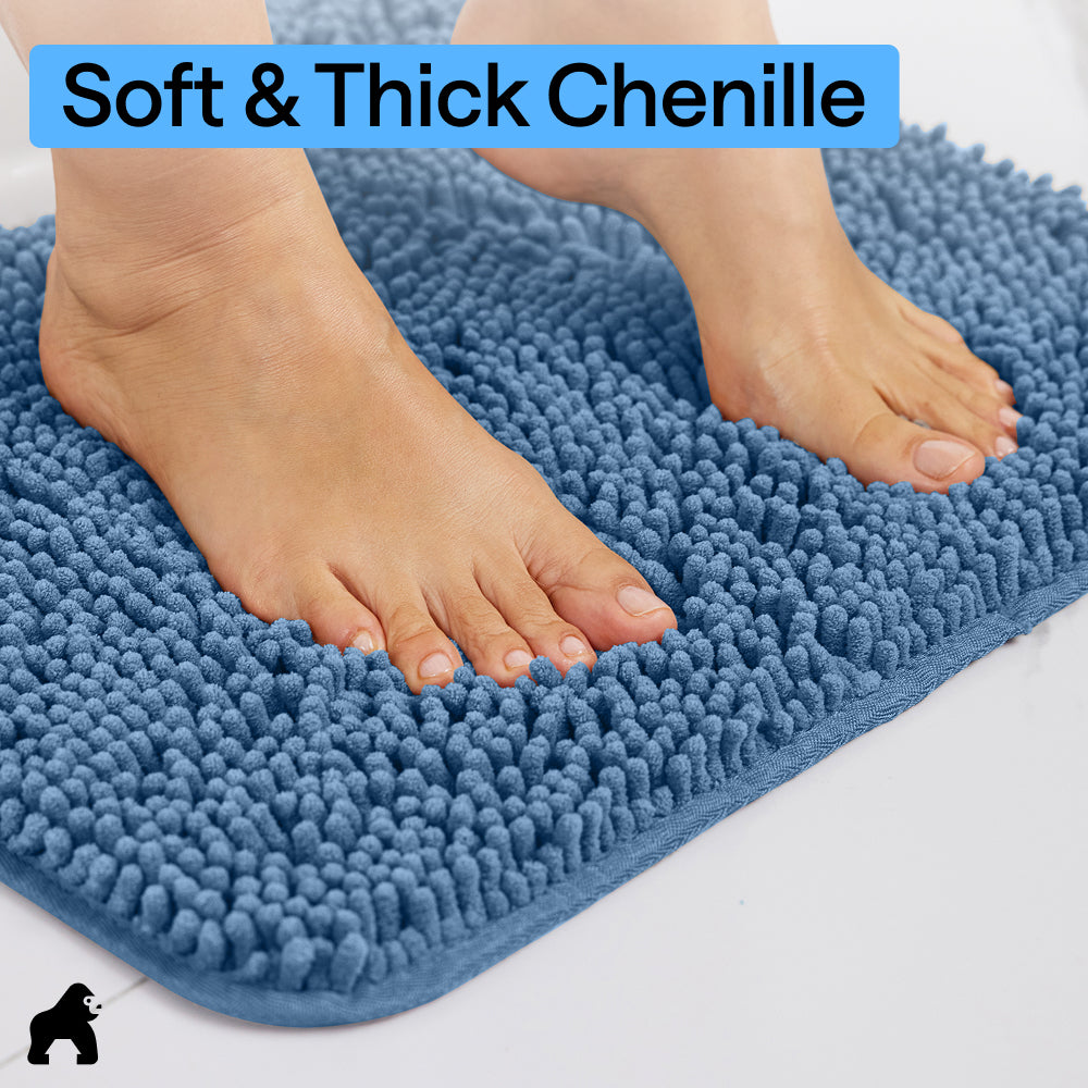 Chenille Bath Rug Contour