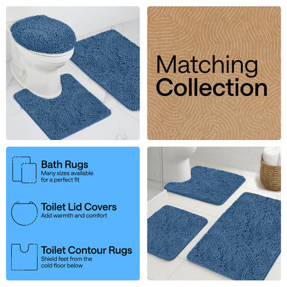 Chenille Bath Rug Contour
