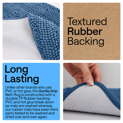 Chenille Bath Rug Contour