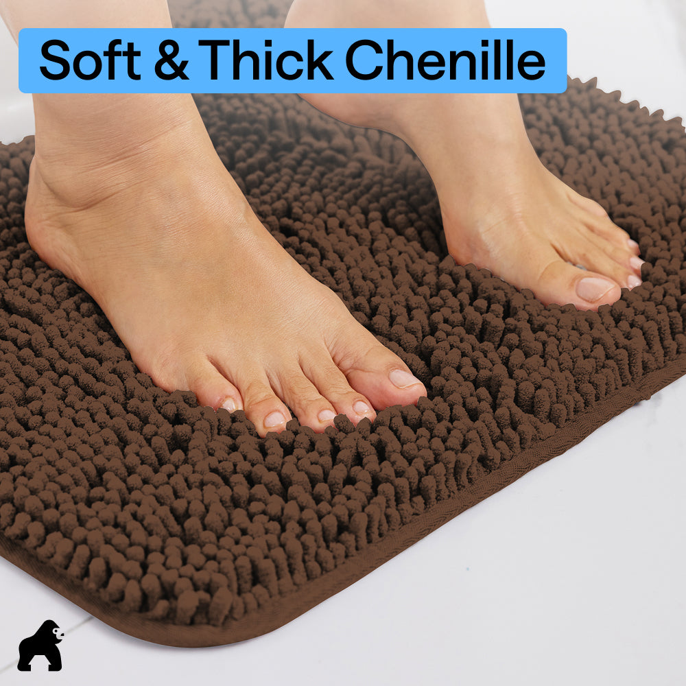 Chenille Bath Rug Contour