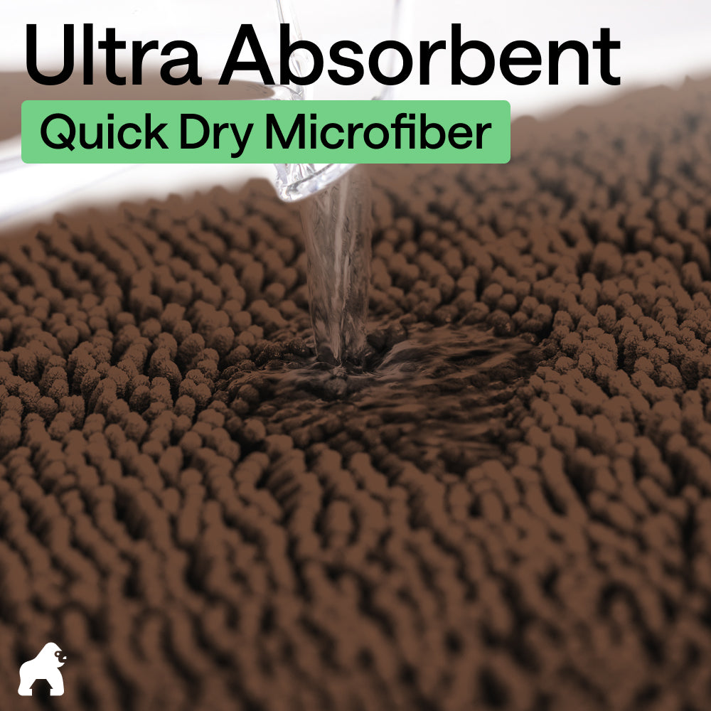 Chenille Bath Rug Contour