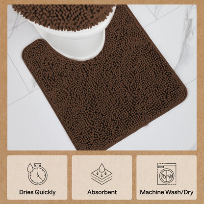 Chenille Bath Rug Contour