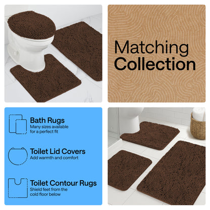 Chenille Bath Rug Contour