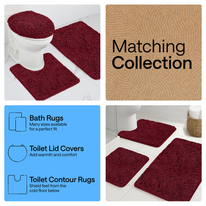 Chenille Bath Rug Contour