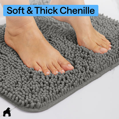 Chenille Bath Rug Contour