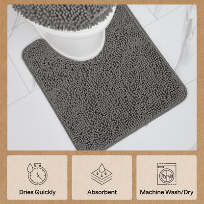 Chenille Bath Rug Contour