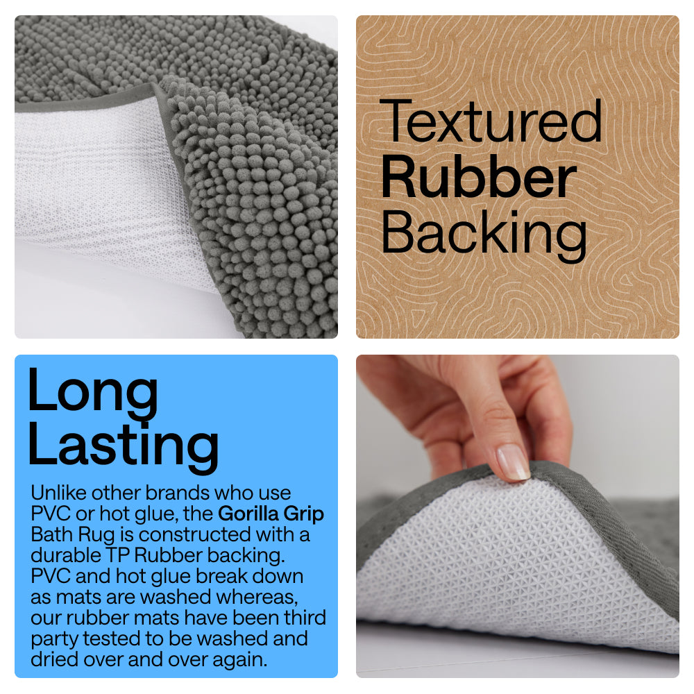 Chenille Bath Rug Contour