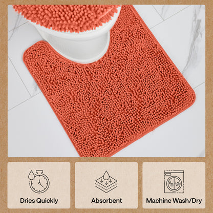 Chenille Bath Rug Contour