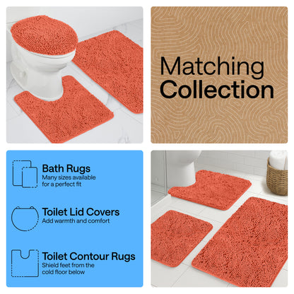 Chenille Bath Rug Contour