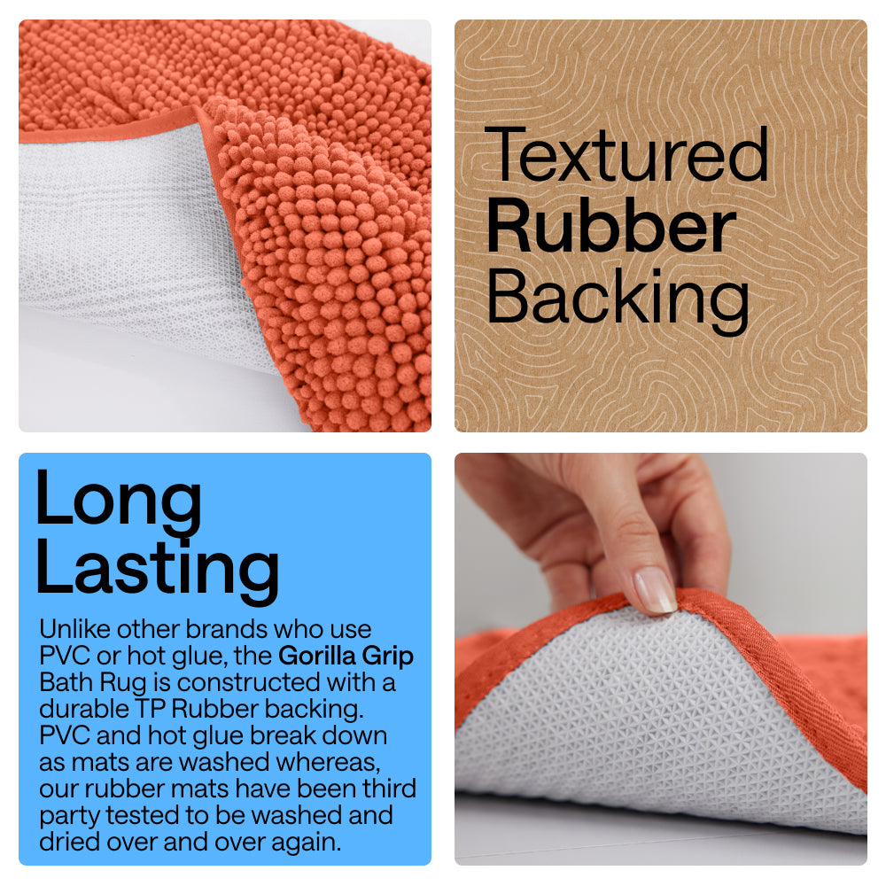 Chenille Bath Rug Contour