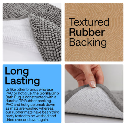 Chenille Bath Rug Contour