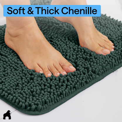 Chenille Bath Rug Contour