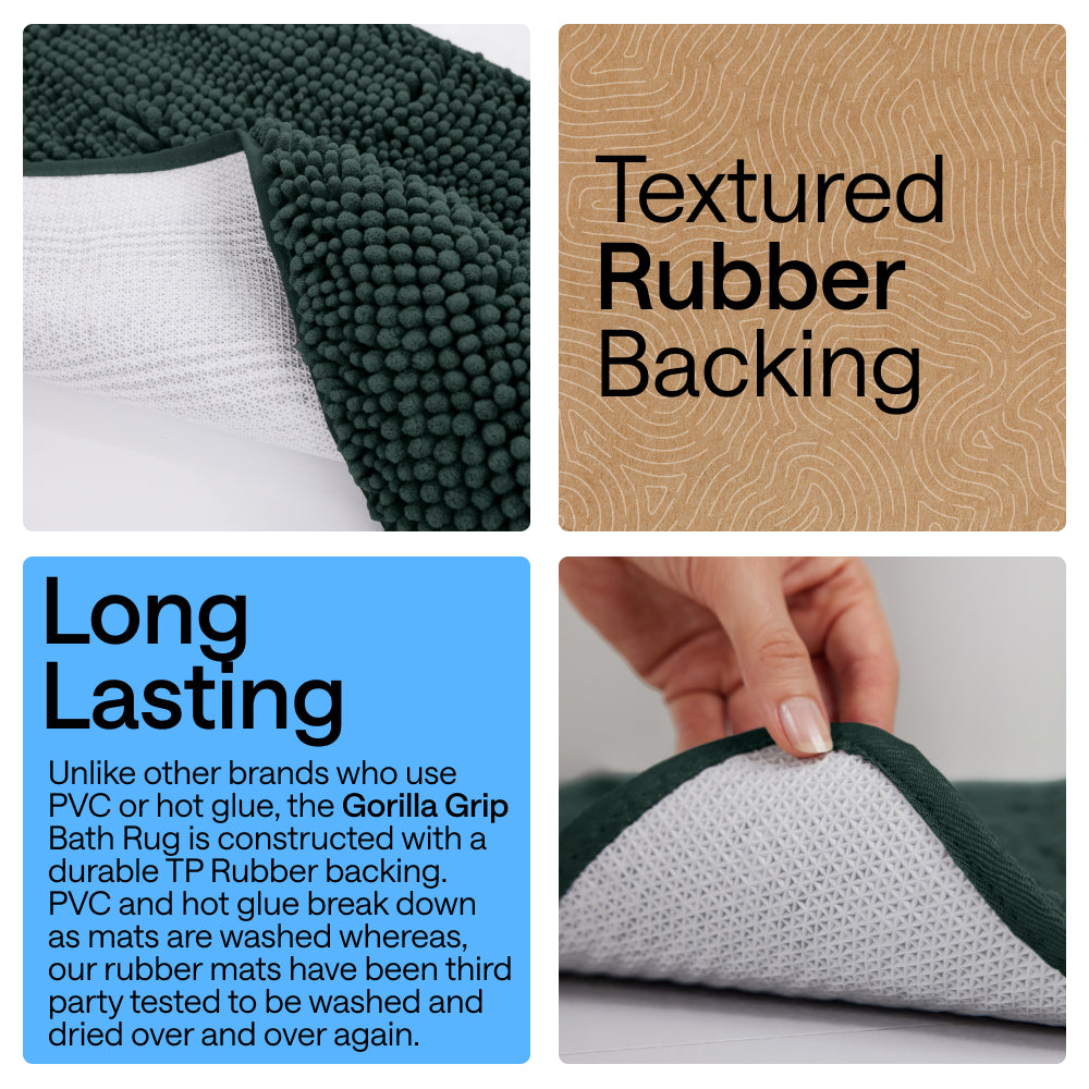Chenille Bath Rug Contour