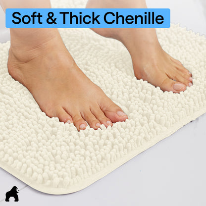 Chenille Bath Rug Contour