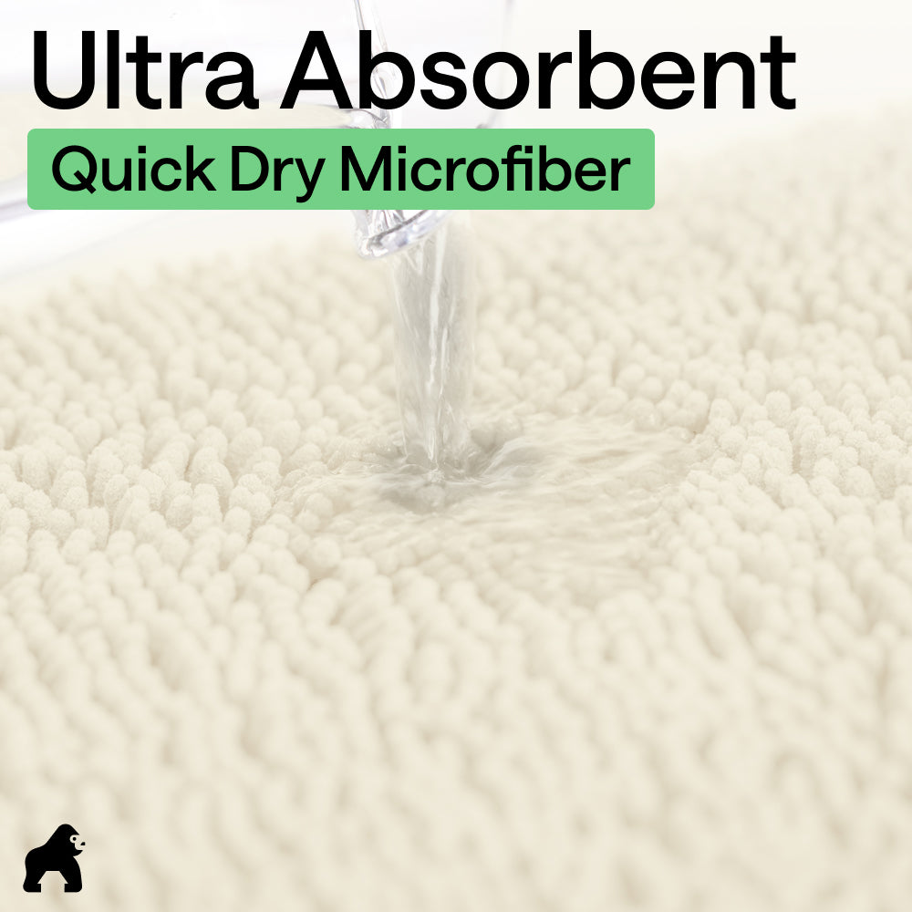 Chenille Bath Rug Contour
