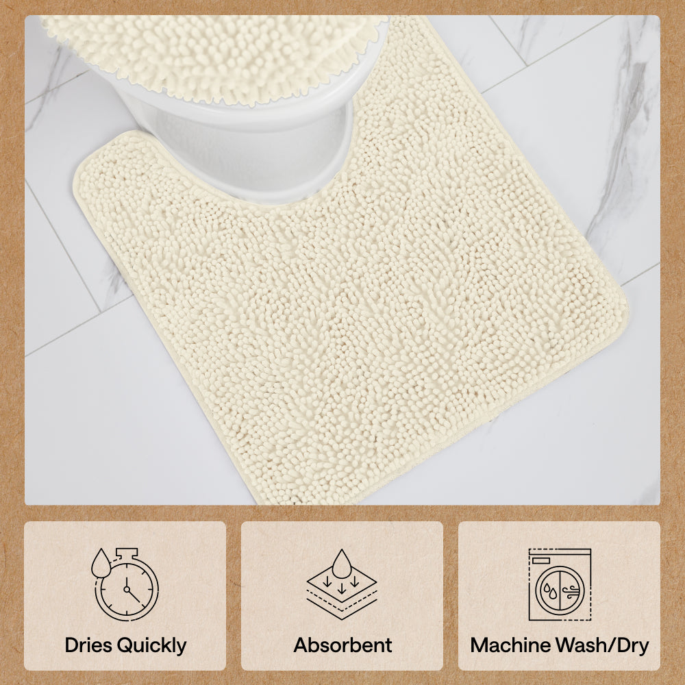 Chenille Bath Rug Contour