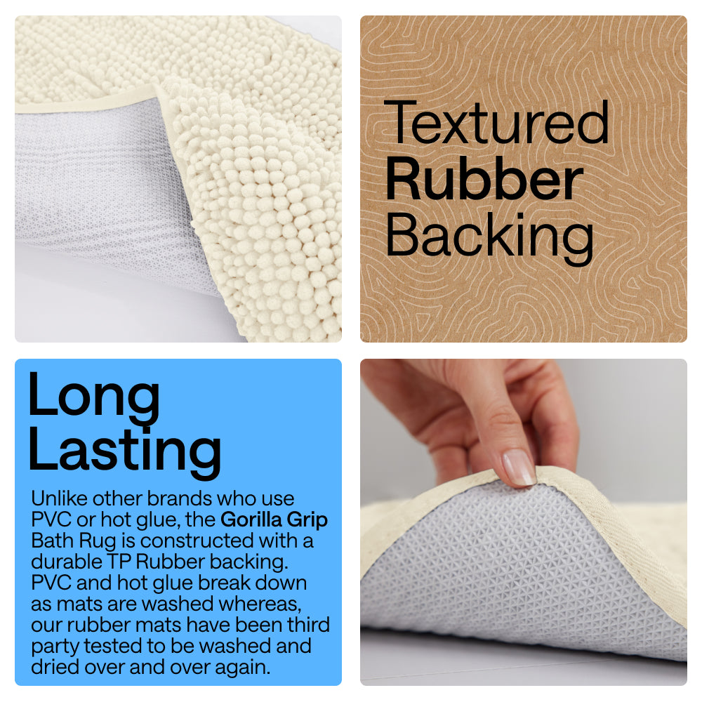 Chenille Bath Rug Contour