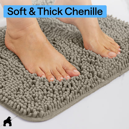 Chenille Bath Rug Contour