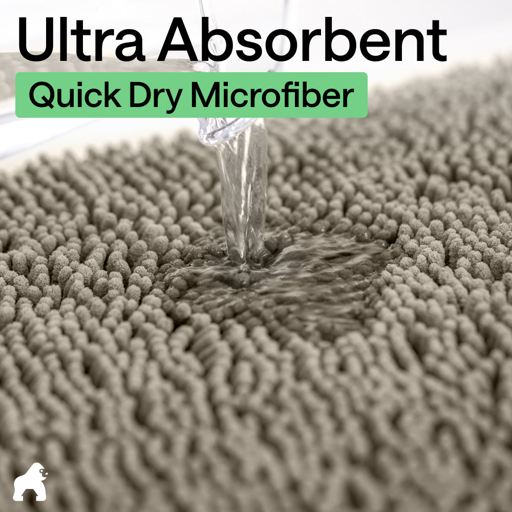 Chenille Bath Rug Contour