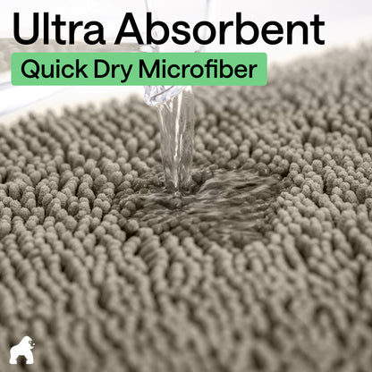 Chenille Bath Rug Contour