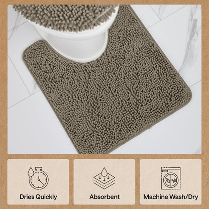 Chenille Bath Rug Contour