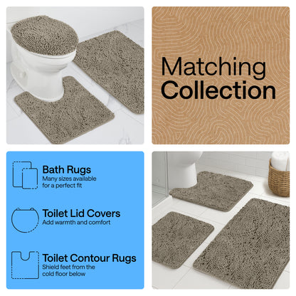 Chenille Bath Rug Contour
