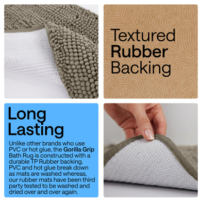 Chenille Bath Rug Contour