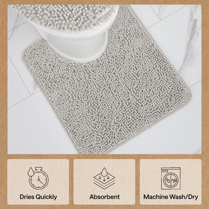 Chenille Bath Rug Contour