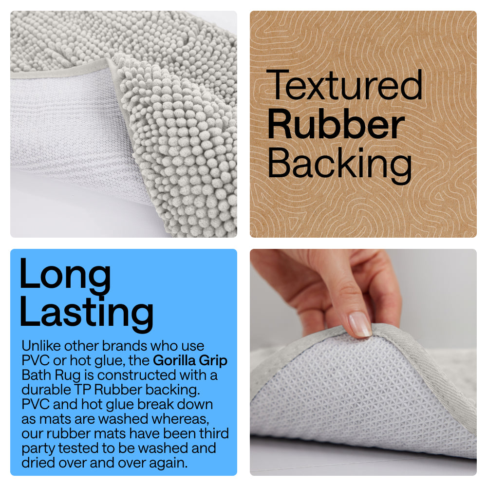 Chenille Bath Rug Contour