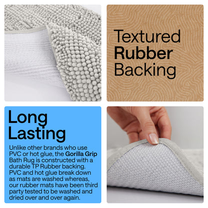 Chenille Bath Rug Contour