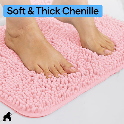 Chenille Bath Rug Contour