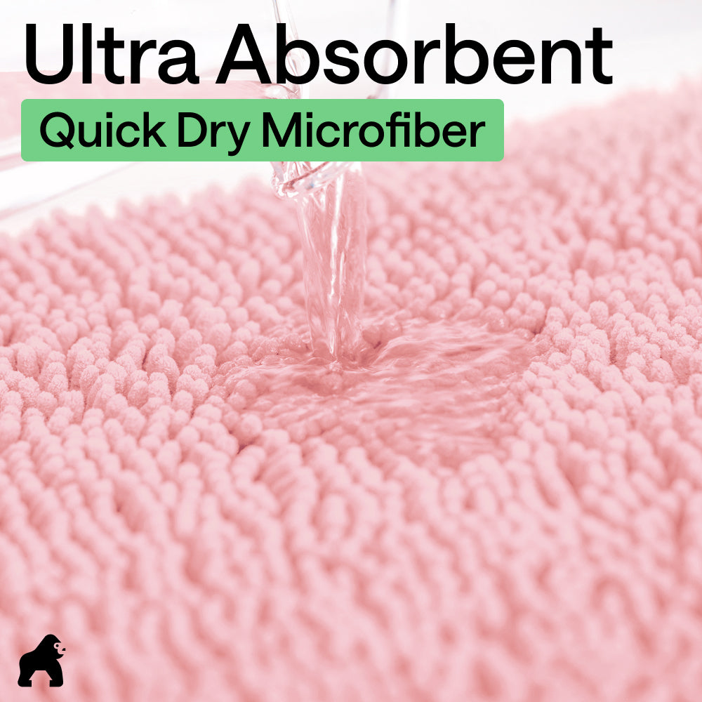 Chenille Bath Rug Contour