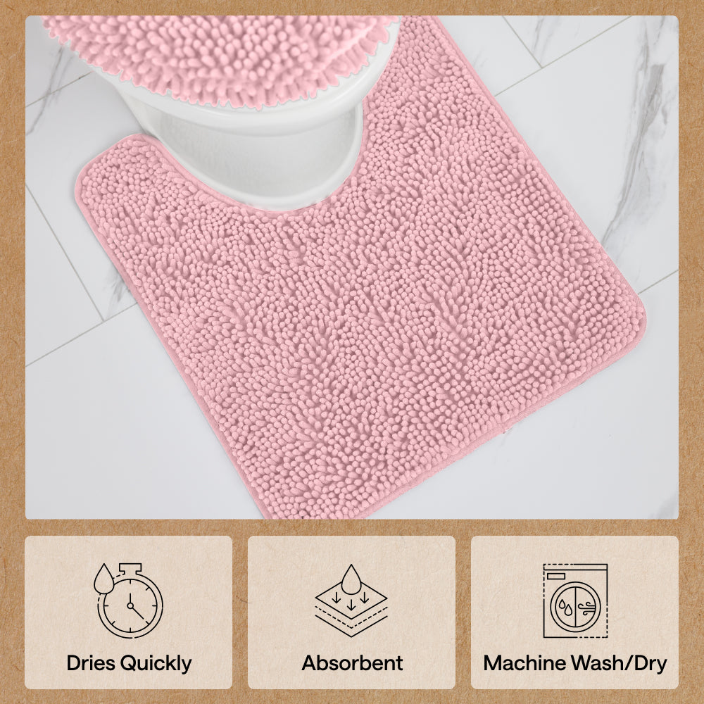 Chenille Bath Rug Contour