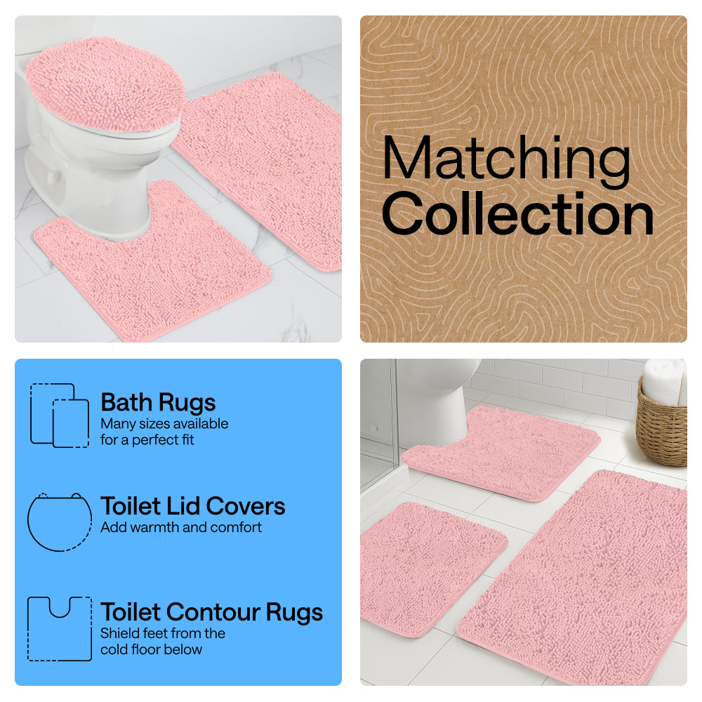 Chenille Bath Rug Contour