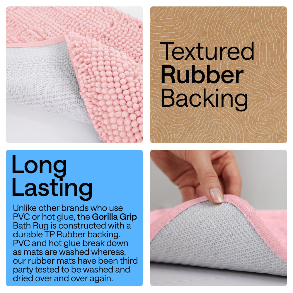 Chenille Bath Rug Contour