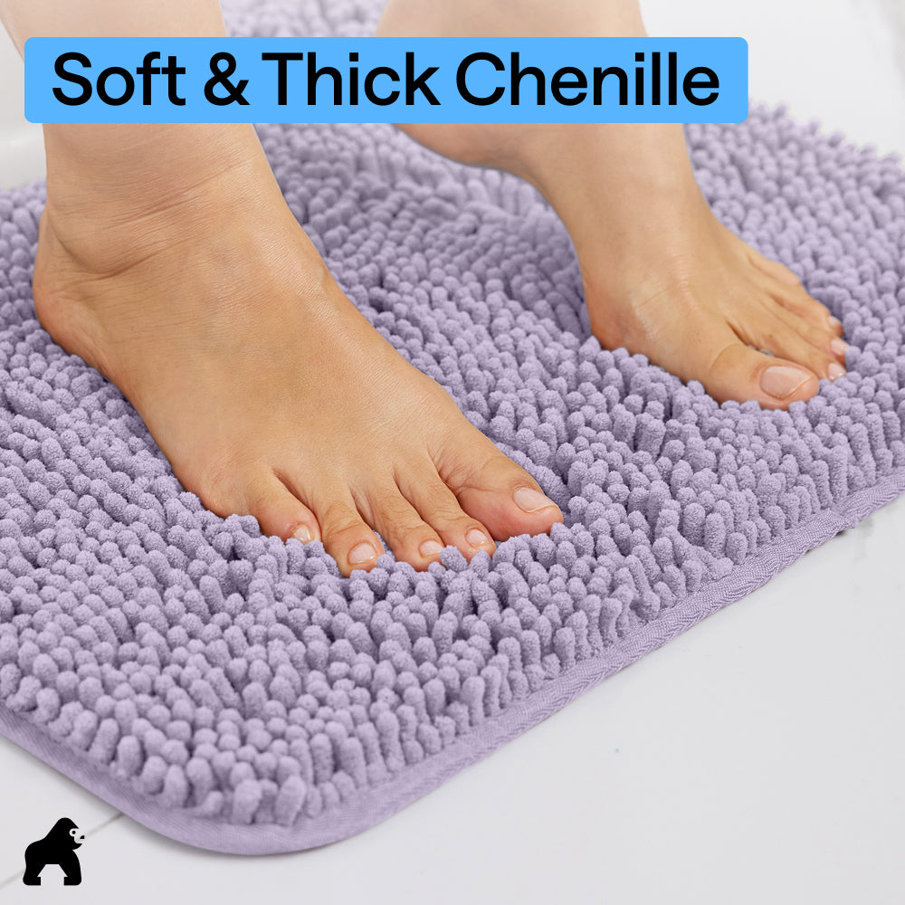Chenille Bath Rug Contour