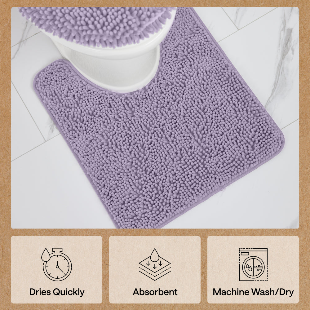 Chenille Bath Rug Contour