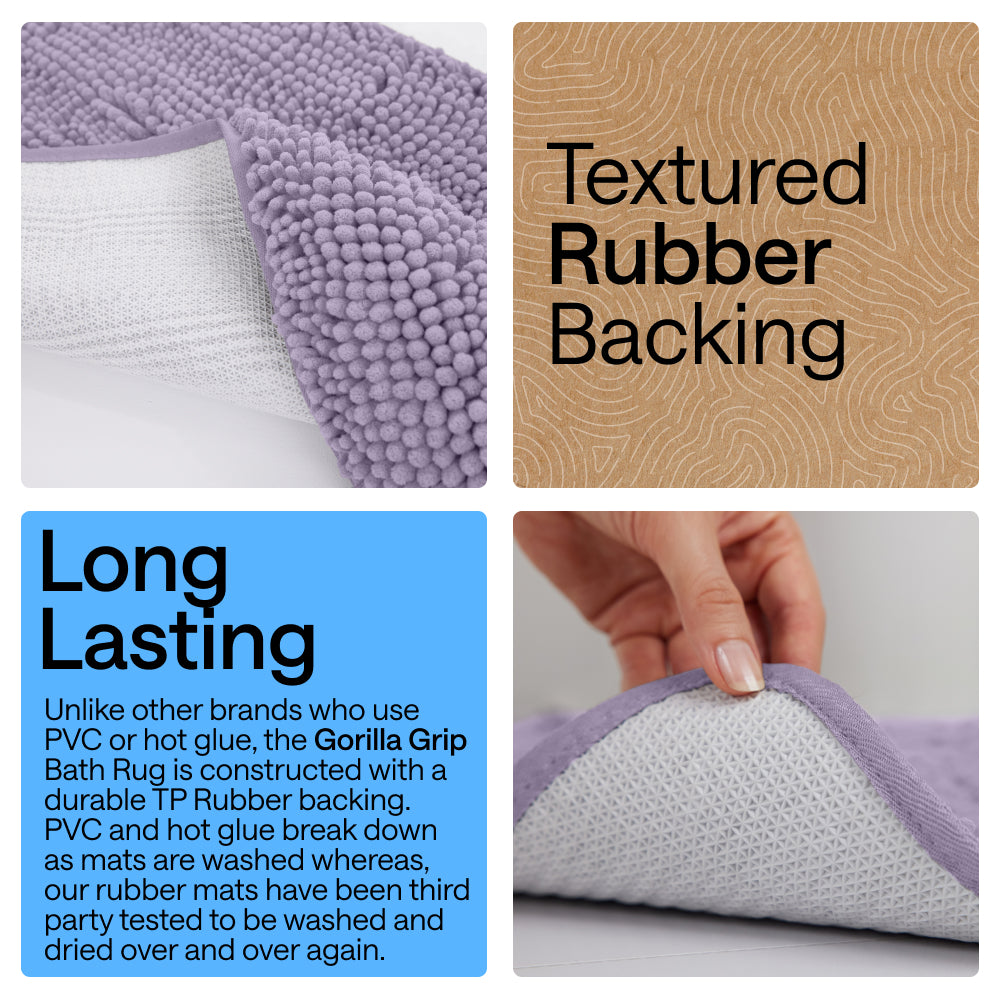 Chenille Bath Rug Contour