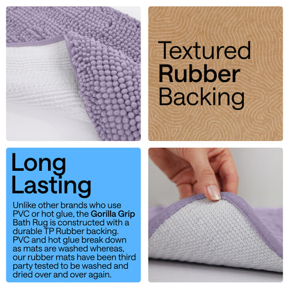 Chenille Bath Rug Contour