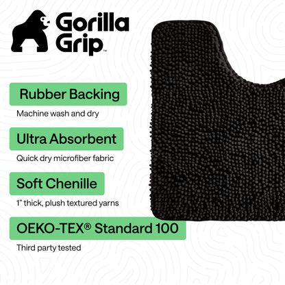 Chenille Bath Rug Contour
